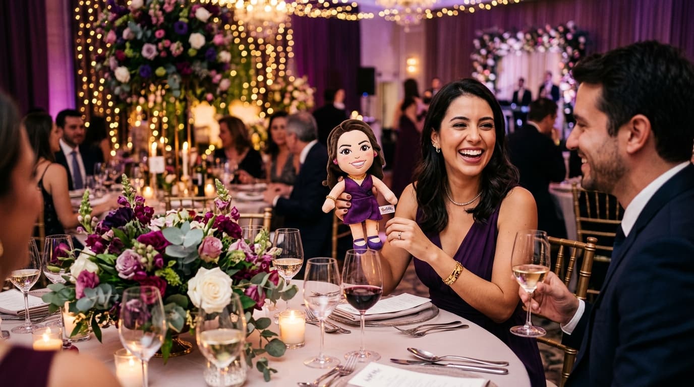 Convidados de casamento com soft toys personalizados SoftMe